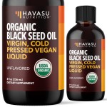 Organic Black Seed Oil Cold Pressed Liquid - Black Cumin Supplement for Immune System Function, Digestive Support, Hair Nourishment & Overall Health - 8 Fl Oz - Unflavored, Non-GMO, Vegan