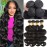 Katspon 12A Human Hair Bundles 20 22 24 26 Inch Body Wave 100% Unprocessed Brazilian Virgin Hair 4 Bundles Human Hair Extensions Quick Weave Natural Black