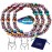 STCORPS7 Magnetic Bracelet Arthritis, Energy Healthy Jewelry, Therapy for Sleep, Crystal Bracelets Bring Luck, Prosperity and Happiness (3Pcs Colorful), 9.4 inch