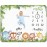 Safari Milestone Blanket for Boy - Jungle Animals Theme, Monthly Tracker with Wreath, Soft Fleece 50x40, Newborn Photo Prop, Cute Nursery Decor for New Moms