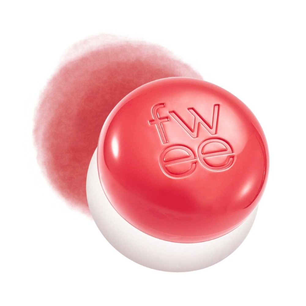 fwee Blurry Pudding Pot | Airbrushed Blush & Lip, Buildable & High Pigment, Long-lasting, Lightweight, Natural Soft Matte Finish, Satin Finish Blurring Blush - Boy (Bright Coral) | 0.17 oz