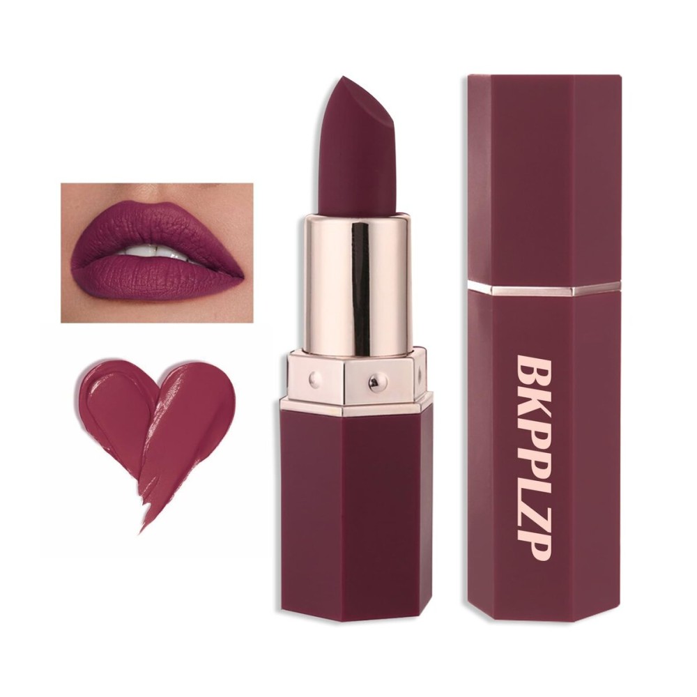 BKPPLZP 1 Pack Crystal Flower Jelly Lipstick,Magic Color Changing Lipstick,PH Clear Temperature Color Changing Lip Gloss,Lip Balm,Long Lasting Nourishing Moisturizing Lip Stick Set H06
