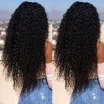 Skouty 32 Inch Kinkycurly Wig Human Hair 13x4 Lace Front Wigs 180 Density Glueless Wigs Human Hair Pre Plucked Brazilian Kinky Straight Wig Lace Frontal Wigs for Black Women Virgin Human Hair