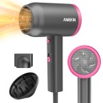 ANIEKIN Hair Dryer, 1875 Watts Fast Drying Blow Dryer with Diffuser and Concentrator, Compact Lightweight Hair Dryer for Women and Men