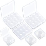 Frienda 21 Pairs Ear Plugs for Sleeping Reusable Moldable Silicone Earplugs Soft Noise Cancelling Earplugs Sound Blocking Ear Plugs with Case for Swimming Concert 32dB NRR (White)