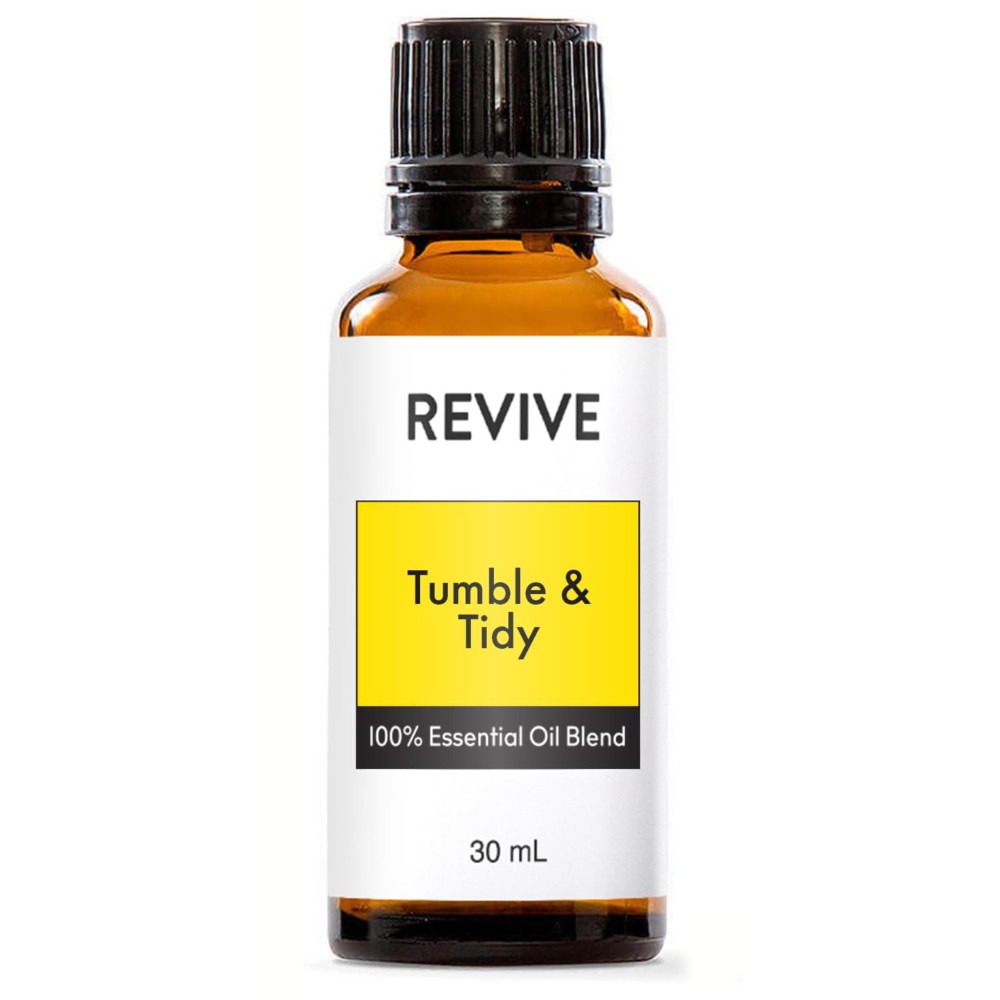 Tumble & Tidy Essential Oil Blend 30mL by Revive Essential Oils - 100% Pure Therapeutic Grade, for Diffuser, Humidifier, Massage, Aromatherapy, Skin & Hair Care