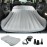 KMZ SUV Air Mattress Double-Sided Car Mattress Camping Bed Inflatable Bed with Electric Pump for SUV Trunk and Rear Seat - Gray and Blue (Without Pillows)