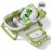 Collapsible Baby Bathtub for Newborn, Foldable Baby Bath Tub with Thermometer & Soft Floating Cushion & Drain Hole, Portable Travel Infant Bath Tubs for Newborns to Toddler 0-36 Months Girl, Green