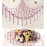 mirolam Large Stuffed Animal Hammock Corner Net for Toys Storage Hanging Stuff Animal Organizer Holder Pink Purle Girls Room Bedroom Boho Nursery Decor