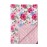 DaysU Silky Micro Soft Plush Baby Blankets for Girls with Print Pattern and Soothing Raised Dots, Double Layer Bed Throws for Baby Crib, Flower, Pink, 30x40 Inches