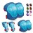 Knee Pads for Kids Knee Pads and Elbow Pads Toddler Protective Gear Set Kids Elbow Pads and Knee Pads for Girls Boys with Wrist Guards 3 in 1 for Skating Cycling Bike Rollerblading Scooter-Blue Red