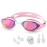 WAVE Nearsighted Swim Goggles, Shortsighted Optical Swimming Goggles No Leaking Anti Fog UV Protection for Adult Men Women