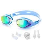 WAVE Nearsighted Swim Goggles, Shortsighted Optical Swimming Goggles No Leaking Anti Fog UV Protection for Adult Men Women