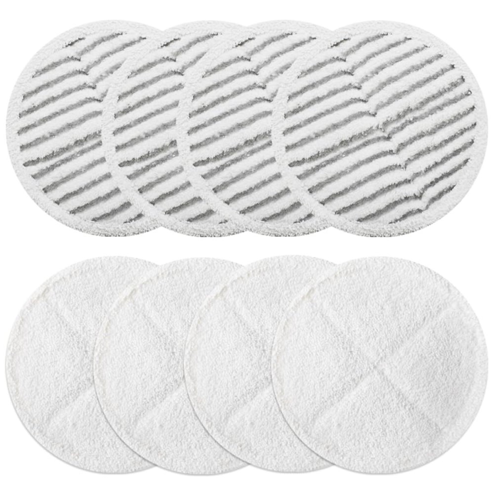 BeiLan Spinwave Mop Pads Fit for Bissell Spinwave 20399 23157 23159 2039A 2124A 20393 2039T 2039W 20391 20395 2307 2315A Soft Scrubby Pads for Hardwood Floor Cleaning Replacement Pads(8Pack)