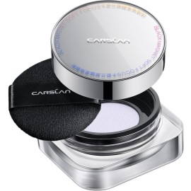CARSLAN 1.0 Soft Focus Loose Setting Powder, Lightweight, Matte, Oil Control, Shine Free, Talc-Free Face Powder Makeup, 24H Longwear Finishing Powder, 03 Blue Purple For Sensitive