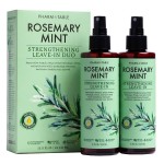 Leave In Conditioner Spray - Rosemary & Mint Scalp Treatment - Anti-Dandruff and Dry & Itchy Scalp Treatment, Hydrating & Medicated Formula for Psoriasis and Scalp Care - Detangles & Nourishes Hair