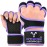 FITNESS FORCE Ventilated Weightlifting Gloves Workout Gloves for Men & Women with Built-in Wrist Wraps Fingerless Gym Gloves for Men Perfect for Exercise Fitness, Weight Lifting, Cross Training
