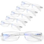 Gaoye Executive Style Reading Glasses Men - Durable Readers with Blue Light Filtering - Comfortable Fit with TR90 Frames