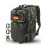 Hannibal Tactical MOLLE Assault Backpack, Tactical Backpack Military Army Camping Rucksack, 3-Day Pack Trip w/USA Flag Patch, D-Rings, Flecktarn
