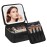 Chomeiu Makeup Bag with LED Mirror, Travel Makeup Case for Women and Makeup Artists Cosmetic Organizer Large Make Up Bags with Light Up Mirror, 3 Color Lights, Adjustable Dividers and Brush Holder