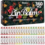 Dmsky Lip Balm Bulk - Fruit Variety Pack, Hydrating for Men, Women, Kids - 0.15 Oz, 360 Count