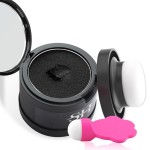 Gowwim Root Touch up Powder, Instantly Gray Hair Cover up Hairline Powder for Women & Men Waterproof and Sweatproof Root Cover Up Long-Lasting for Thinning & Loss Hair (Black1, 4g-1)