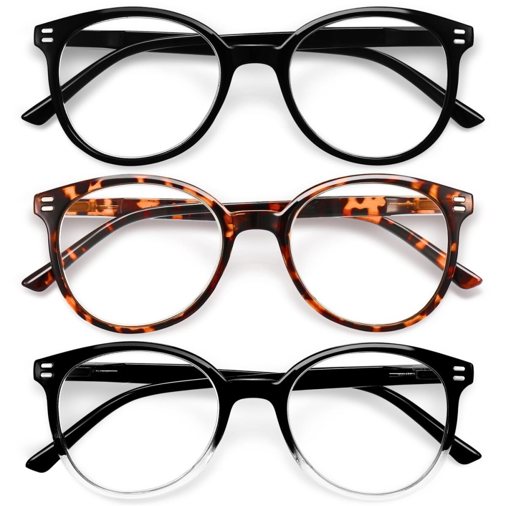 GIBLOGO Reading Glasses for Women/Men Eye Glasses Blue Light Reading Glasses Cheaters Eyeglasses