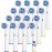 Toothbrush Replacement Heads Compatible with Oral B BraunPack of 16 Professional Electric Toothbrush Heads for Oral-B 7000/Pro 1000/9600/ 5000/3000/8000 Electric Toothbrush