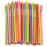 200PCS Flexible Plastic Straws, Colorful Disposable Bendy Party Fancy Straws12.8inch Extra Long Straws Party Decorations