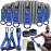 Heavy Resistance Bands for Working Out, 350lbs/450lbs Exercise Bands with Handles, Workout Bands Set for Men, Fitness Weight Bands for Muscle Strength Training, Stretching, Slim, Home Gym Equipment