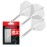 Target Darts K Flex Integrated Dart Flights and Shafts, No.2 Clear (Intermediate) | Pack of 3 K-Flex - No2, Kflex All in One Moulded Dart Flight & Stem | Professional Dart Accessories