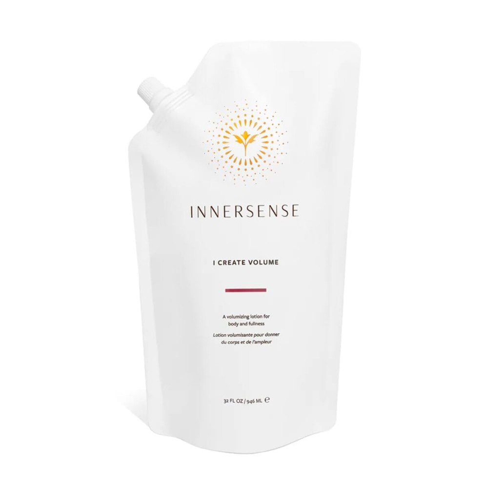 INNERSENSE Organic Beauty - Natural I Create Volume Hair Volumizing Lotion | Non-Toxic, Cruelty-Free, Clean Haircare (Refill Pouch, 32 fl oz | 946 ml)
