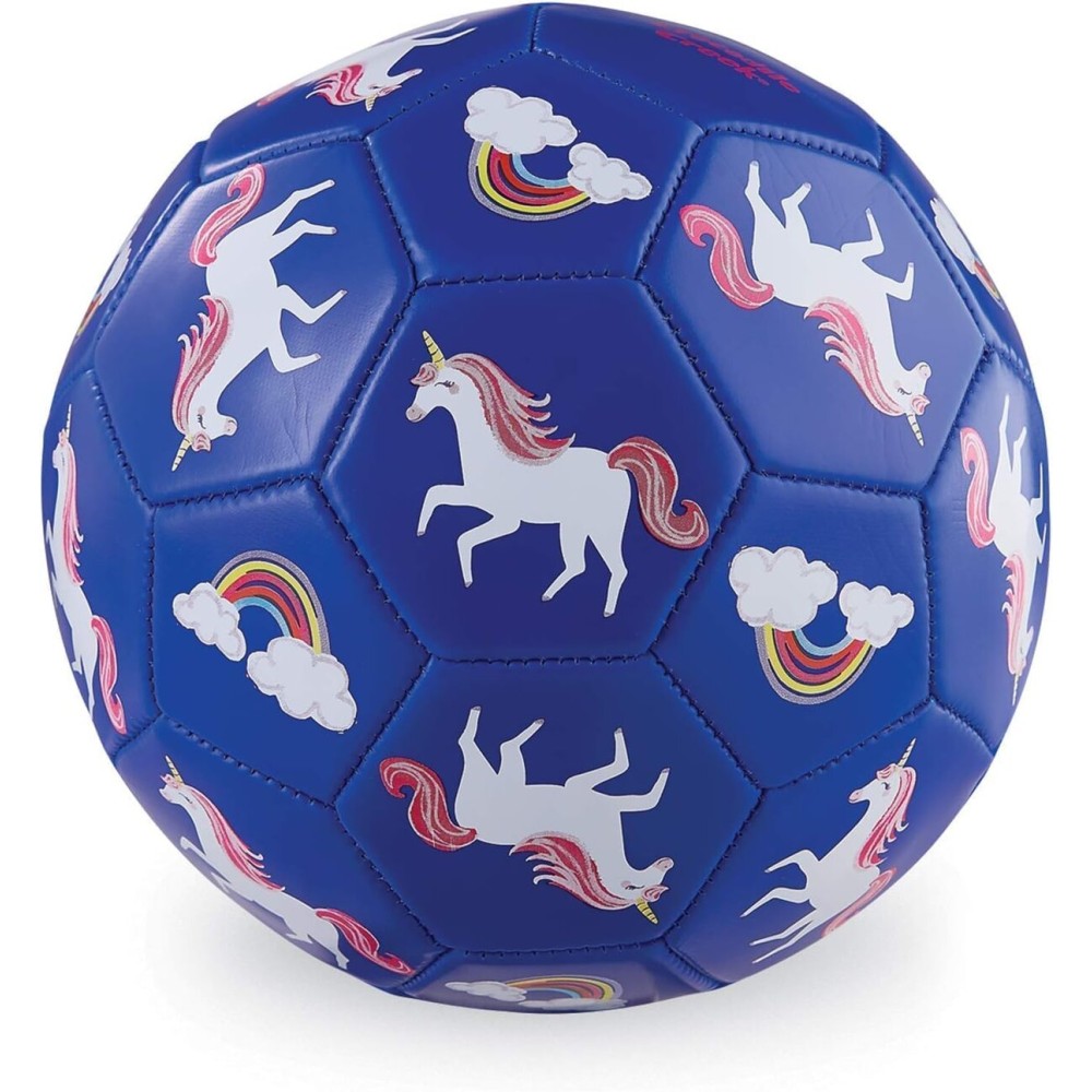 Crocodile Creek Kids Soccer Ball - Inflatable Rubber Ball for Kids Ages 4 and Up - for Indoor and Outdoor Sports - PVC-Free - Unicorn - 5.5-inch Diameter