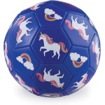 Crocodile Creek Kids Soccer Ball - Inflatable Rubber Ball for Kids Ages 4 and Up - for Indoor and Outdoor Sports - PVC-Free - Unicorn - 5.5-inch Diameter