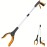 Grabber Reacher Tool - 32 Extra Long Foldable Gripper and Reaching Tool - Heavy Duty Pick Up Stick Grabbers for Seniors, Trash, Surgery Recovery Must Haves Gifts (Orange)