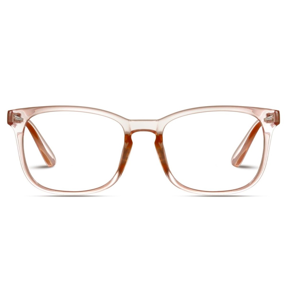 Jectieey Reading Glasses for Women Men - Blue Light Blocking UV Filter Computer Readers,Anti Eyestrain Eyeglasses(Clear Champ, 3.75X)