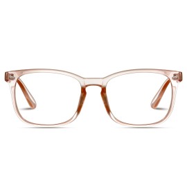 Jectieey Reading Glasses for Women Men - Blue Light Blocking UV Filter Computer Readers,Anti Eyestrain Eyeglasses(Clear Champ, 3.75X)