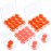 Frienda 21 Pairs Ear Plugs for Sleeping Reusable Moldable Silicone Earplugs Soft Noise Cancelling Earplugs Sound Blocking Ear Plugs with Case for Swimming Concert 32dB NRR (Orange)
