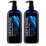 Defense Soap Tea Tree Body Wash | All Natural Organic Shower Soap for Athletes | Odor Control & Skin Fungal Protection for Sports, Post Workout & Recovery - 32 oz (Pack of 2)