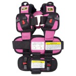 RideSafer - Extra Small (XS) Pink, Lightweight, Compact, Portable Car Seat, 2+ Years; 26.5-40 lb - Perfect for Travel and Everyday Child Safety