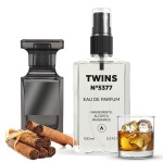 TWINS Impression of Tabaco oud | Unisex Perfume for Women and Men Eau de Parfum | No.5377 | 3.4 Fl Oz / 100 ml