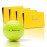 Trust Golf Ball | Aurora Bright Yellow | Soft | Distance | Straight Flight | Easy to Spot | Crystal Urethane Cover | 3-Piece | 48 Balls