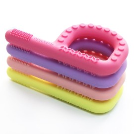 Teething Sticks for Babies, Silicone Chew Toys for Kids Autistic Children 4 Pack, Oral Motor Stimulation Autism Sensory Products Toddler Sensory Toys for Teething Baby Kids Adults with Anxiety ADHD