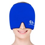 Migraine Relief Cap, Soothing Headache Ice Face Mask Products, Hot and Cold Therapy, Migraine Headache Relief Cap for Migraine, Sinus, Puffy Eyes, Tension, Stress and Hangover(Blue)