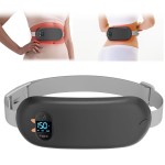 FSA HSA Eligible Portable Heating Pad for Cramps, Upgrade Cordless Electric Period Fast Heating Pad for Back Pain Relief Menstrual Belt 6 Heat 6 Massage Modes Gift for Women Girls Her Girlfriend Black