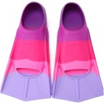 Foyinbet Kids Swim Fins,Short Youth Fins Swimming Flippers for Lap Swimming and Training for Children Girls Boys XXXS