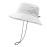 woogwin Waterproof Bucket Rain Hat with Chin Strap Quick Dry Packable Boonie Sun Hat Safari Hat UV Protection(White)