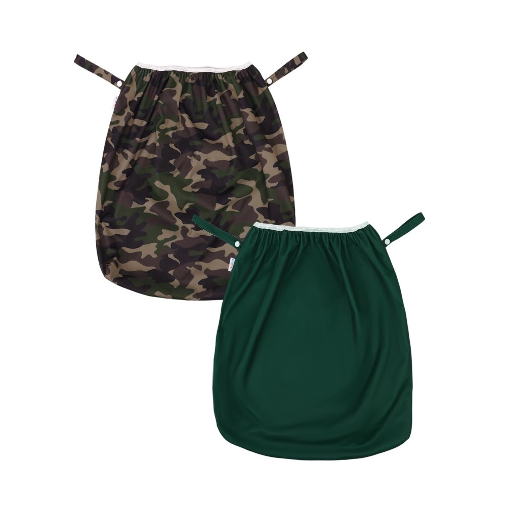 ALVABABY Reusable Diaper Pail Liner for Cloth Diaper,Rubbish Bag,Laundry,Kitchen Garbage Cans (Black Grey, Small Size5 Gallon) LLS-LW28Z75A