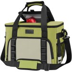 BALEINE Extra Large Soft Cooler Bag, Portable Leakproof Cooler, 40/60 Cans Volume for Beach, Camping, Kayaking, Travel, and Road Trips (12.5 Gallon, Aqua-Beige)