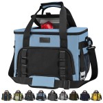 BALEINE Extra Large Soft Cooler Bag, Portable Leakproof Cooler, 40/60 Cans Volume for Beach, Camping, Kayaking, Travel, and Road Trips (9.5 Gallon, Teal-Black)